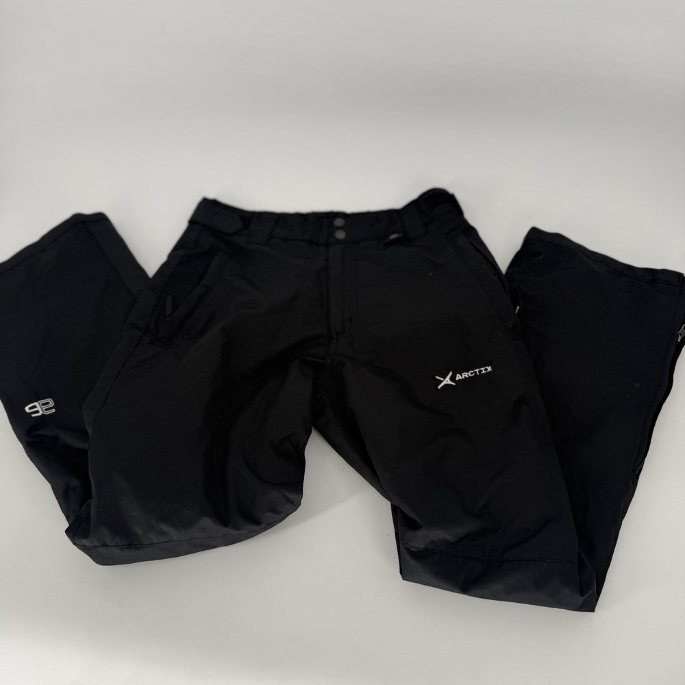 Arctix Men Small Snow‎ Bib Pants Black Waterproof Windproof 5K Ski Winter READ